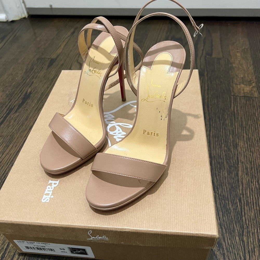Christian Louboutin LOUBI QUEEN 120 NAPPA